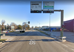 Vicenza, al semaforo di via dei Pioppi sulla statale per Verona multe automatiche a chi passa col rosso
