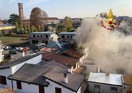 Padova, incendio in via del Cristo