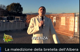 Vicenza, su "Striscia" la maledizione della bretella dell'Albera: "L'Anas vuole finirla nell'estate 2022"