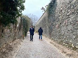 Vicenza, sistemato il primo tratto di stradella Valmarana dalla parte della Rotonda