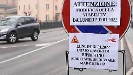 Vicenza, lavori da lunedì 31 per rifare il marciapiede di viale Margherita