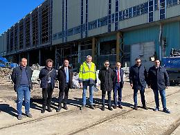 I Sindaci del Delta al cantiere della ex centrale di Polesine