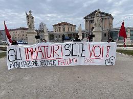 Padova, mobilitazione nazionale Rete degli Studenti Medi