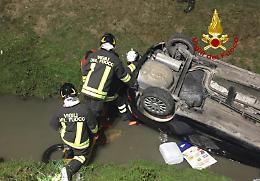 Incidente a Spinea, automobilista salvato