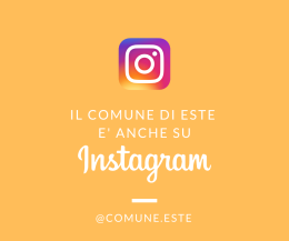 Il Comune di Este arriva su instagram