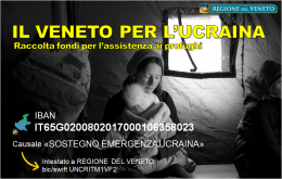 Ucraina, Zaia: "Cresce la solidarietà dei veneti"