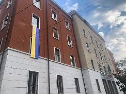 Rovigo, l’Autorità Distrettuale del Po espone la bandiera dell’Ucraina