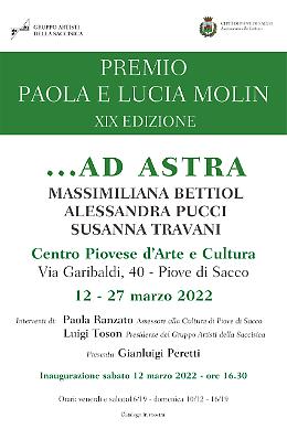 Piove di Sacco, XIX Edizione "Premio Paola e Lucia Molin"