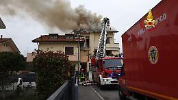Marghera: incendio del sottotetto di un'abitazione
