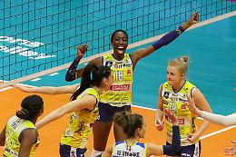Volley Champions League, Imoco schiaccia Monza