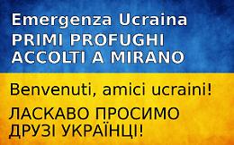 Primi profughi dall'Ucraina accolti a Mirano