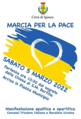 Spinea: Marcia per la Pace in Ucraina