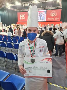 Mattia Rondina (Rovigo), argento ai Campionati della Cucina Italiana