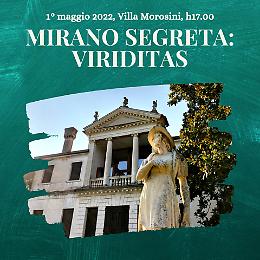 “Mirano Segreta: Viriditas”, il primo maggio