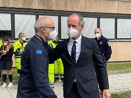 Zaia: "Visitato oggi l'hub di Noale. Al momento all'ex ospedale dismesso si trovano 45 ucraini"
