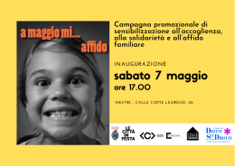Venezia, ritornano gli appuntamenti di "A maggio mi affido"