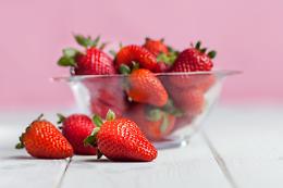 Dessert di fragole