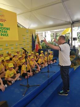 Padova, i ragazzi della scuola primaria di Gazzo cantano l'inno d'Italia a Roma