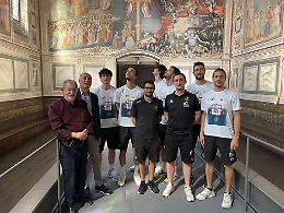 Basket, i giocatori della Virtus ammirano le bellezze di Padova