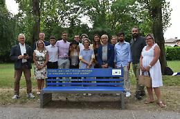 Al parco Albanese inaugurata la Panchina Europea di Venezia