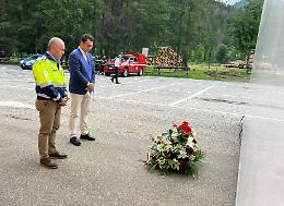Marmolada, il presidente della Provincia di Vicenza a Canazei per i 7 vicentini fra morti e dispersi