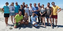 Porto Viro, pulizia della spiaggia Scano Cavallari