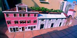 A Chioggia gli edifici in miniatura di Carbonin