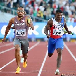 Atletica, De Grasse guida gli uomini-jet del meeting "Città di Padova".