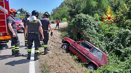 Incidente a Monte di Malo, perde il controllo dell'auto ed esce fuori strada