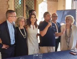 Calenda a Monteviale con i candidati di Vicenza: "Il terzo polo arriverà al 10 per cento"