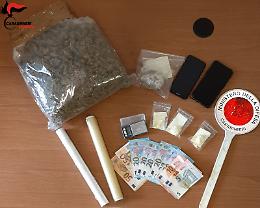 Oltre 37 grammi di droga: il sequestro e l'arresto di due uomini 