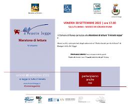 Rovigo, l'amministrazione aderisce alla maratona di lettura "Veneto legge"