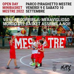 Basket, Mestre weekend dedicato al minibasket