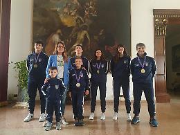 Rovigo, la scuola di karate Sen Shin Kai ricevuta a palazzo Nodari