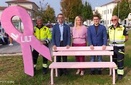 Albignasego, installata la panchina rosa