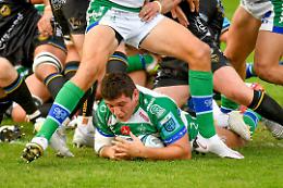 Benetton rugby vince contro Dragons