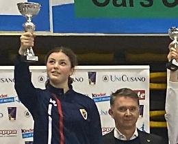 Scherma Vittorio Veneto, successo per Giulia Sofia Crescentini