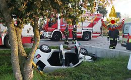 Scorzè: auto finisce in un canale di scolo, deceduto il conducente