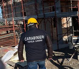 Maxi multa e stop a un cantiere a Codognè