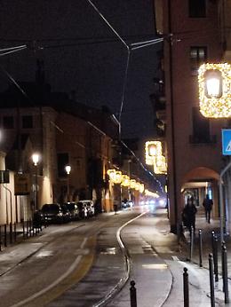 Padova, accese le luminarie natalizie in Corso Vittorio Emanuele II