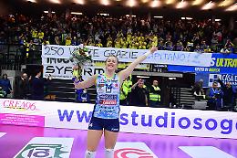 Volley l’Imoco vince  al tiebreak contro Pinerolo