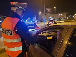 Cinque sanzioni per guida sotto l'effetto di alcol nel trevigiano
