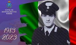 Montegrotto, commemorazione in memoria del Vicebrigadiere Alfredo Costantini