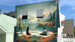 Padova, un murale progettato con intelligenza artificiale per Super Walls