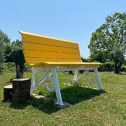 A Pramaggiore s'inaugura la Big Bench (la panchina gigante)