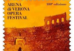 Verona: 100 anni dell’Arena opera festival, francobollo già in circolazione