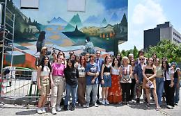 Padova, un murales creato con l'aiuto dell'intelligenza artificiale