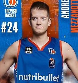 Treviso Basket, ecco Andrea Mezzanotte
