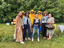 Padova, una famiglia di api al Parco Morandi