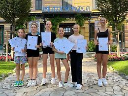 Sei giovani ballerine di Porto Tolle sotto i riflettori a Salsomaggiore Terme